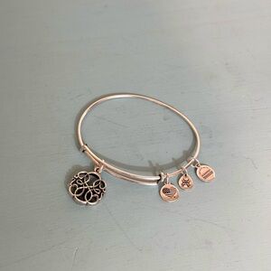 Alex & Ani Silver Charm Bracelet